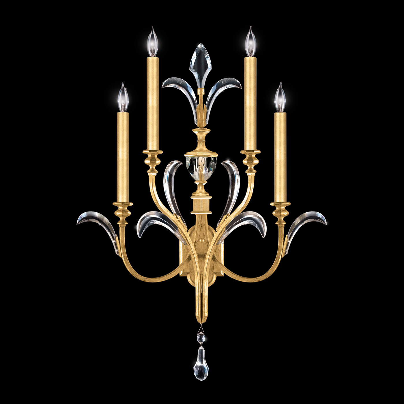 Beveled Arcs 36"H Sconce