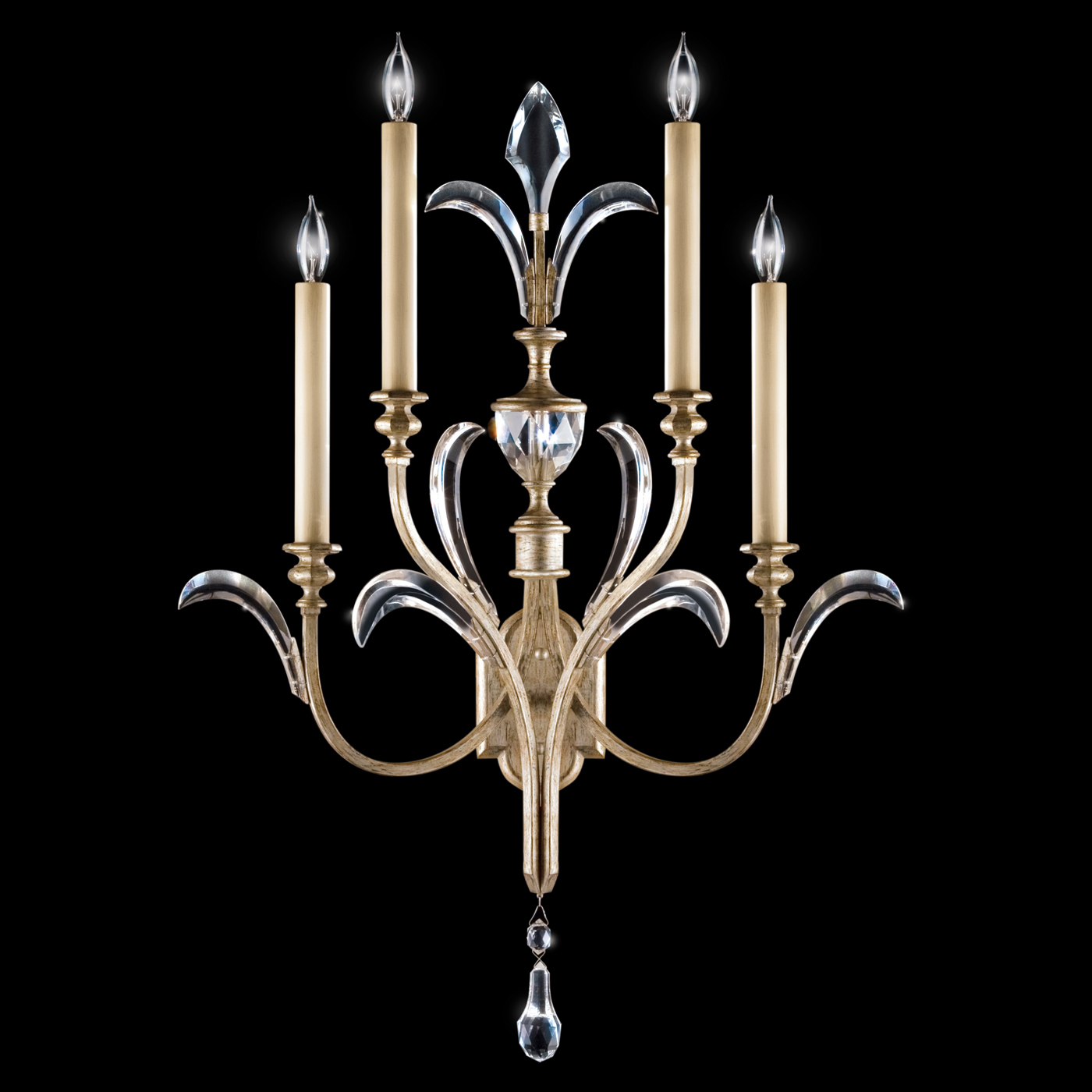 Beveled Arcs 36"H Sconce