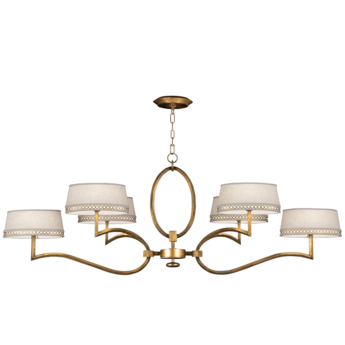 Allegretto 63"W Oblong Chandelier