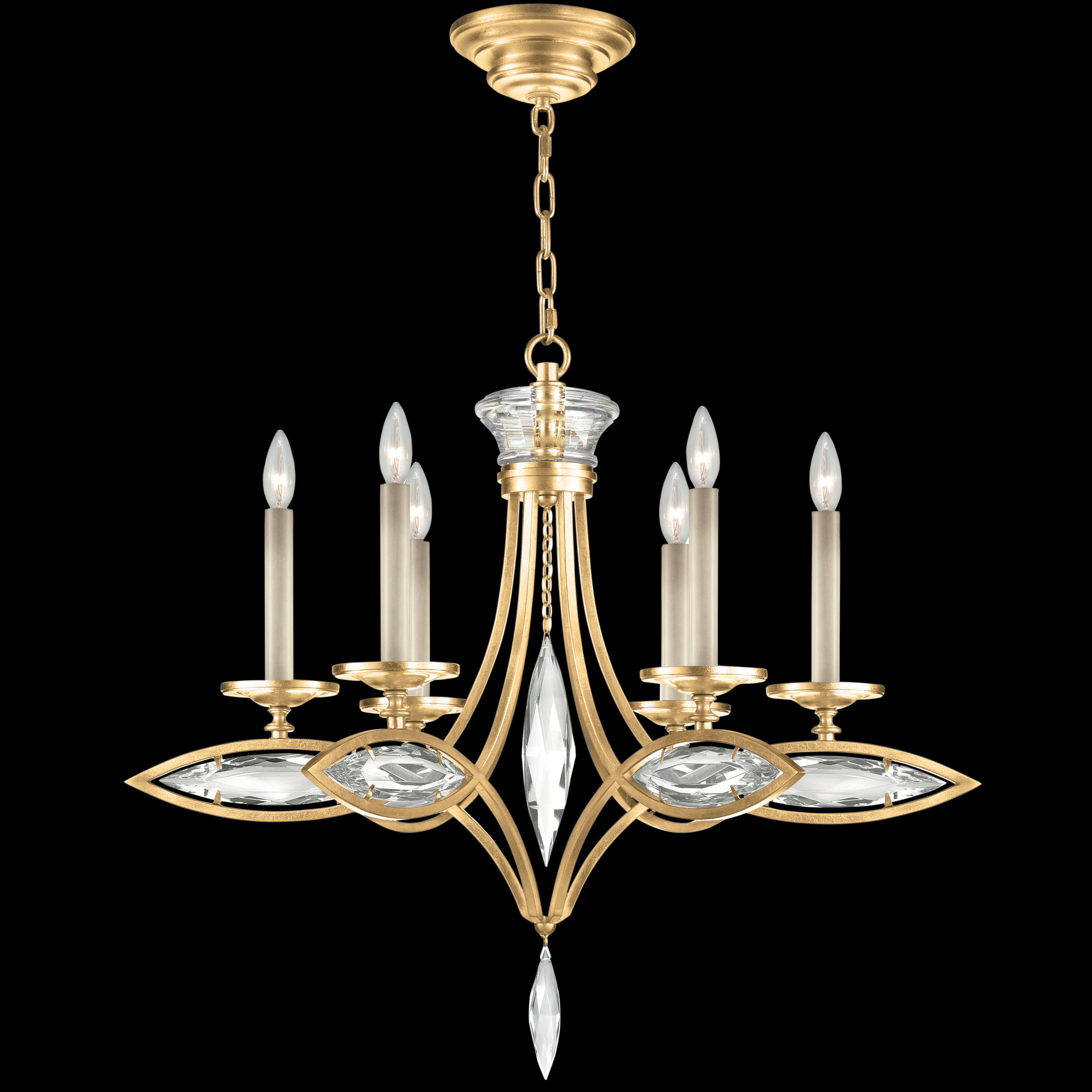 Marquise 29.25"W Round Chandelier