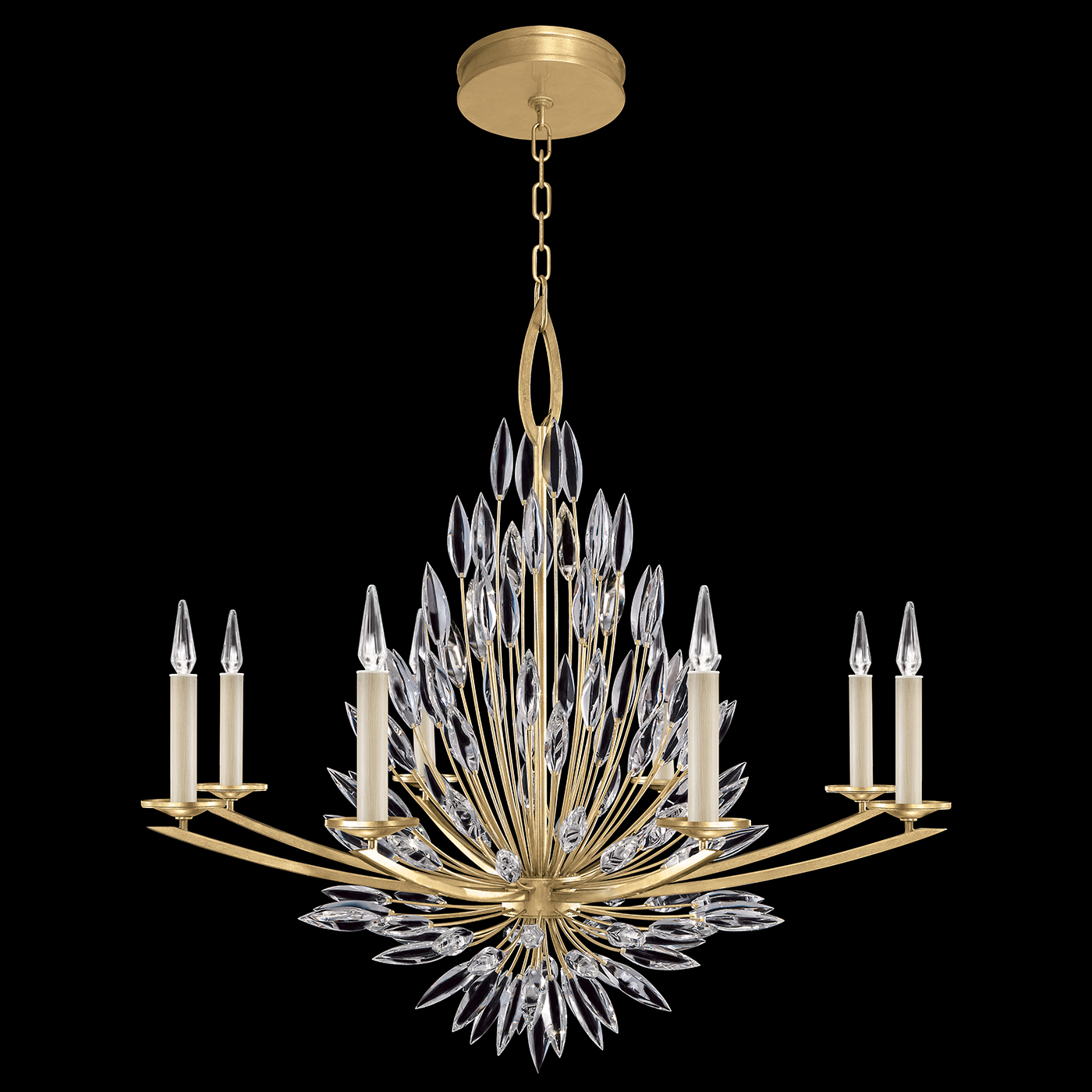Lily Buds 41"W Round Chandelier