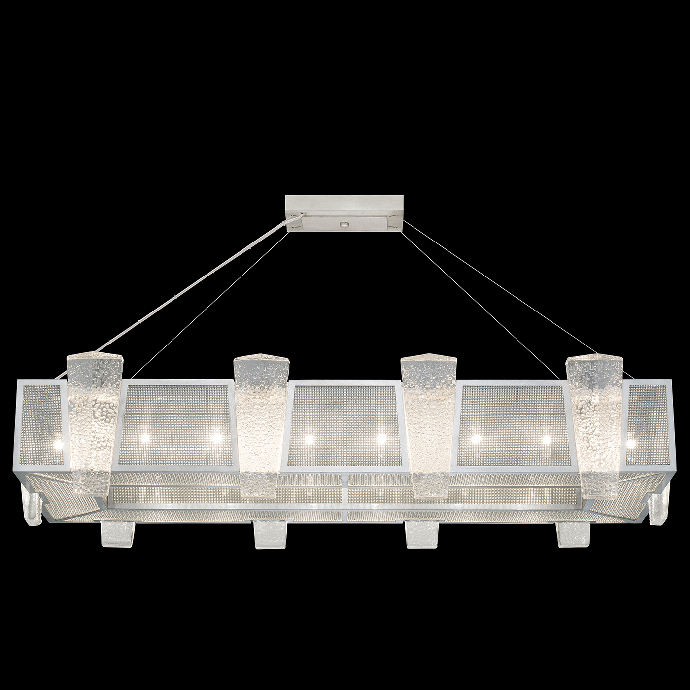 Crownstone 52"W Rectangular Pendant