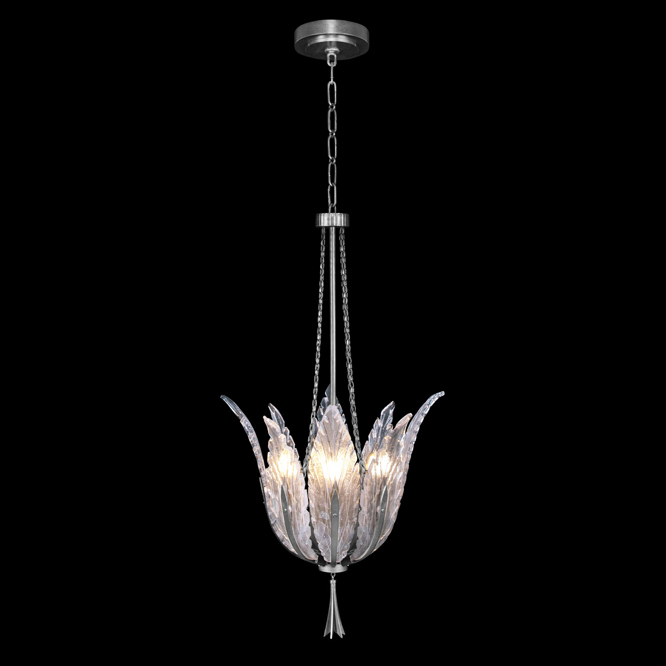 Plume 17.5"W Round Pendant