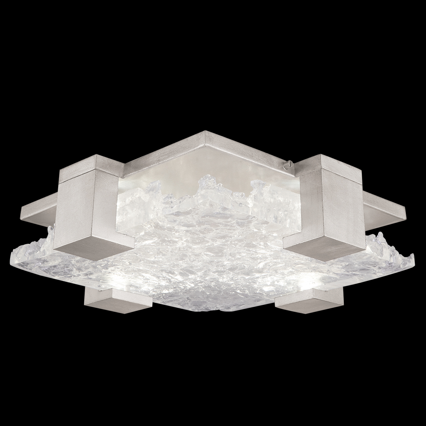 Terra 16.75"W Square Flush Mount