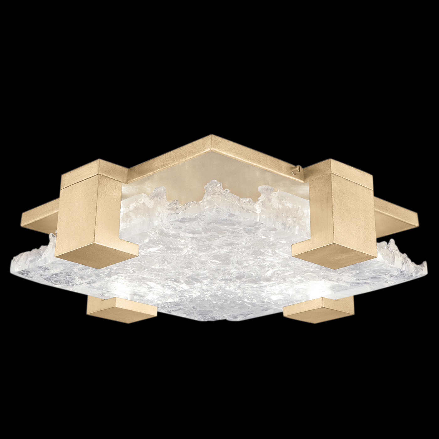 Terra 16.75"W Square Flush Mount