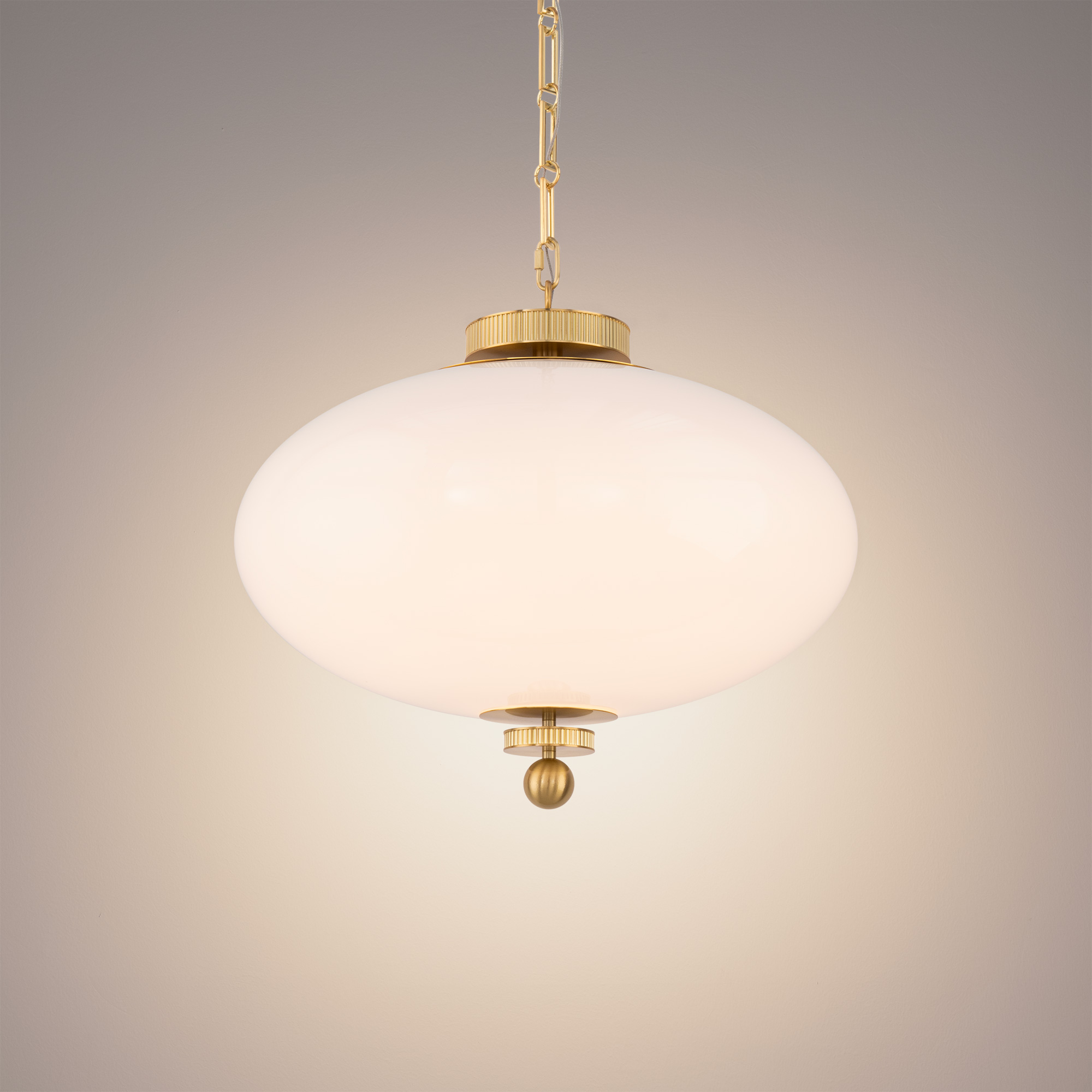 Glossey Pendant Light