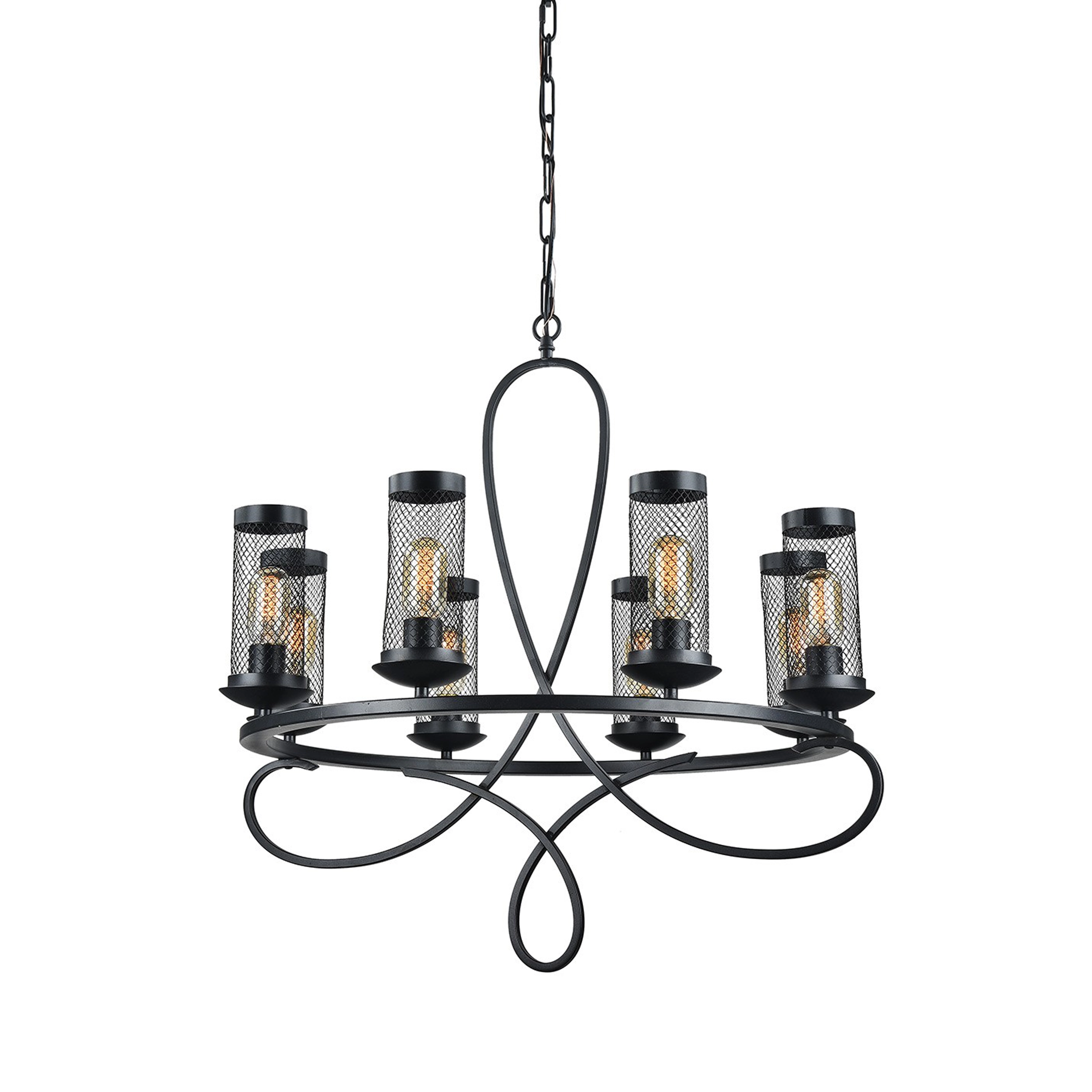 Eight Light Chandelier