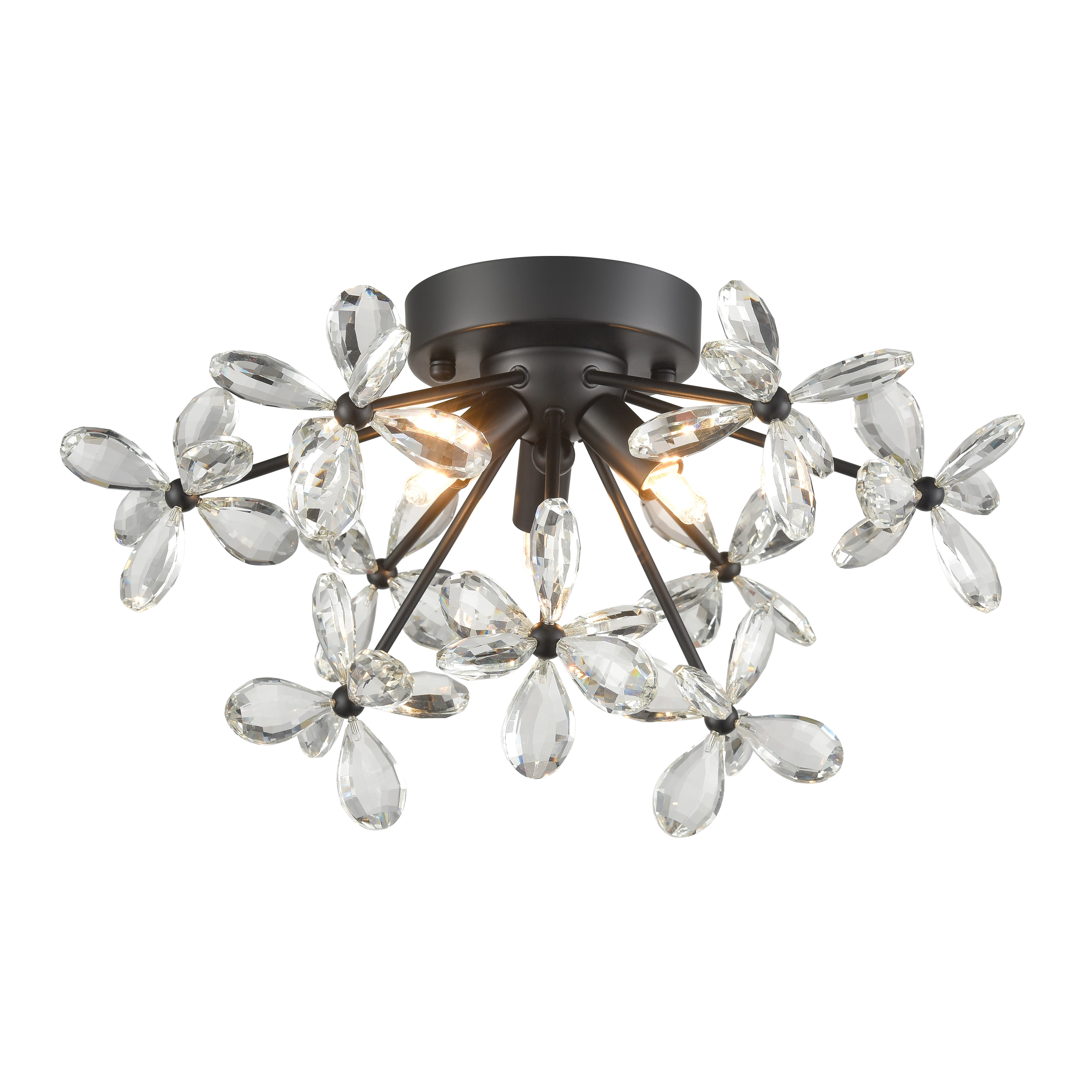 Three Light Flush Mount