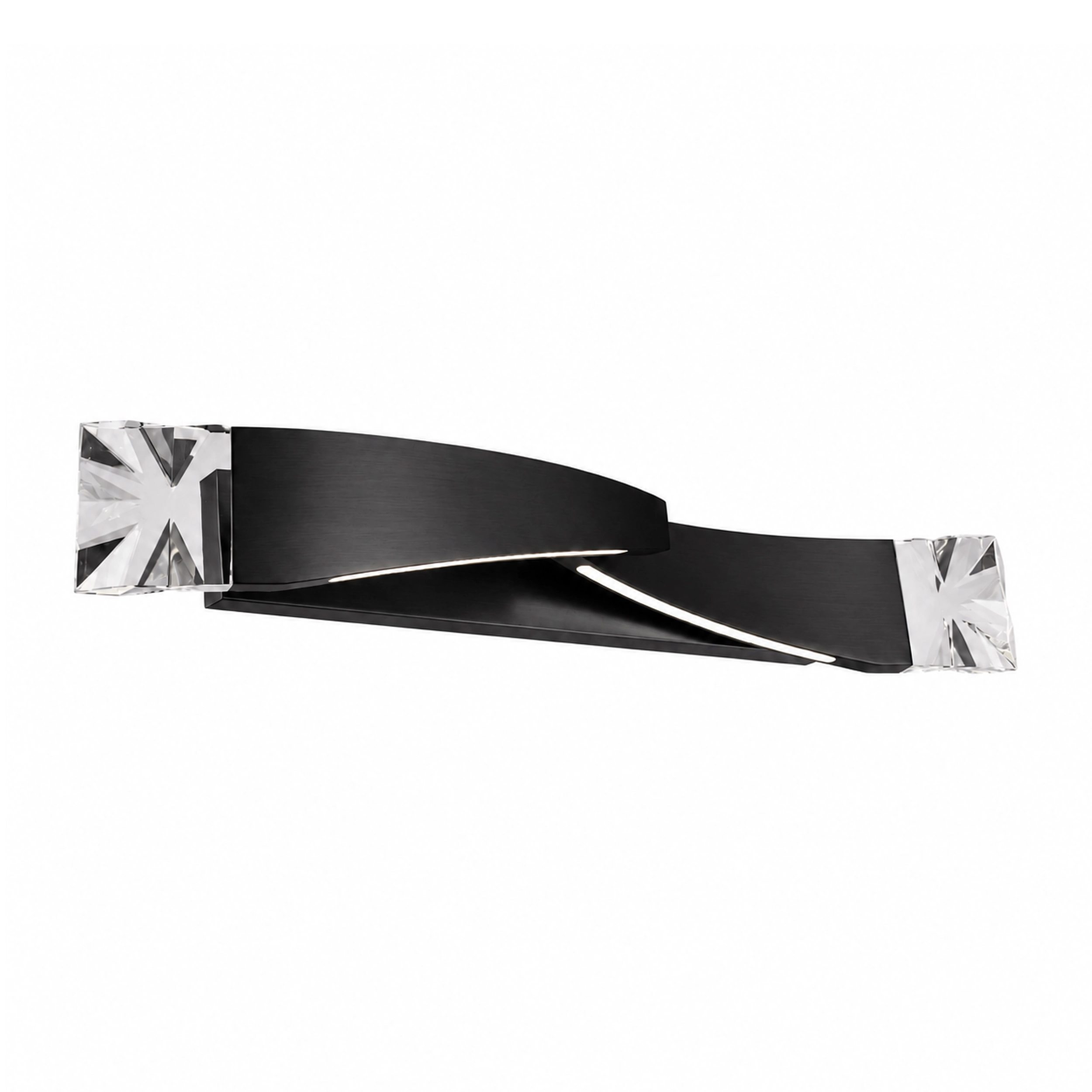 Arcus 36" Segmental Crystal Vanity Light