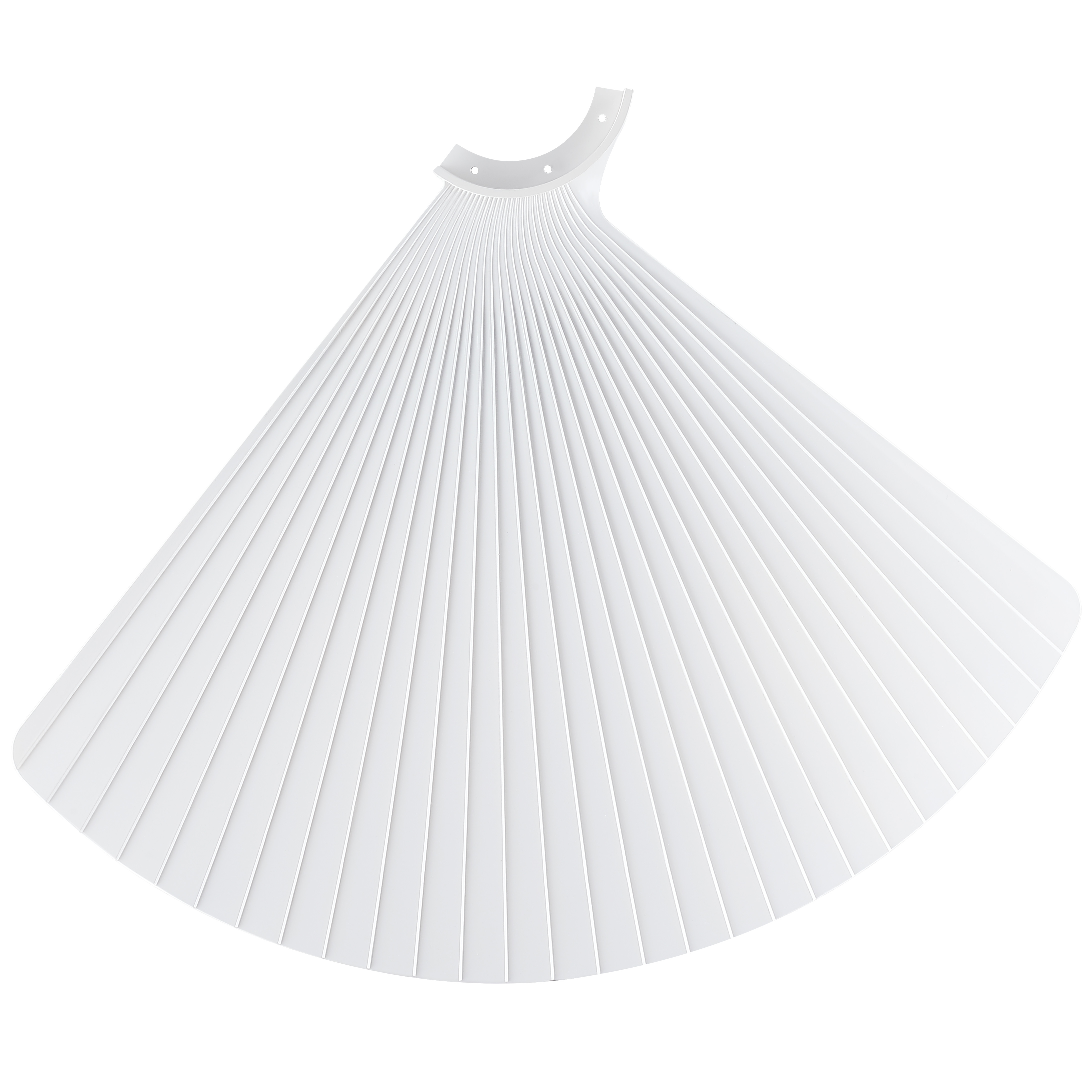 TriAire Custom 52 inch Indoor/Outdoor Pleated Ceiling Fan Blade Set of 3 - Matte White