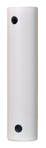 12-inch Stainless Steel Ceiling Fan Downrod - Matte White