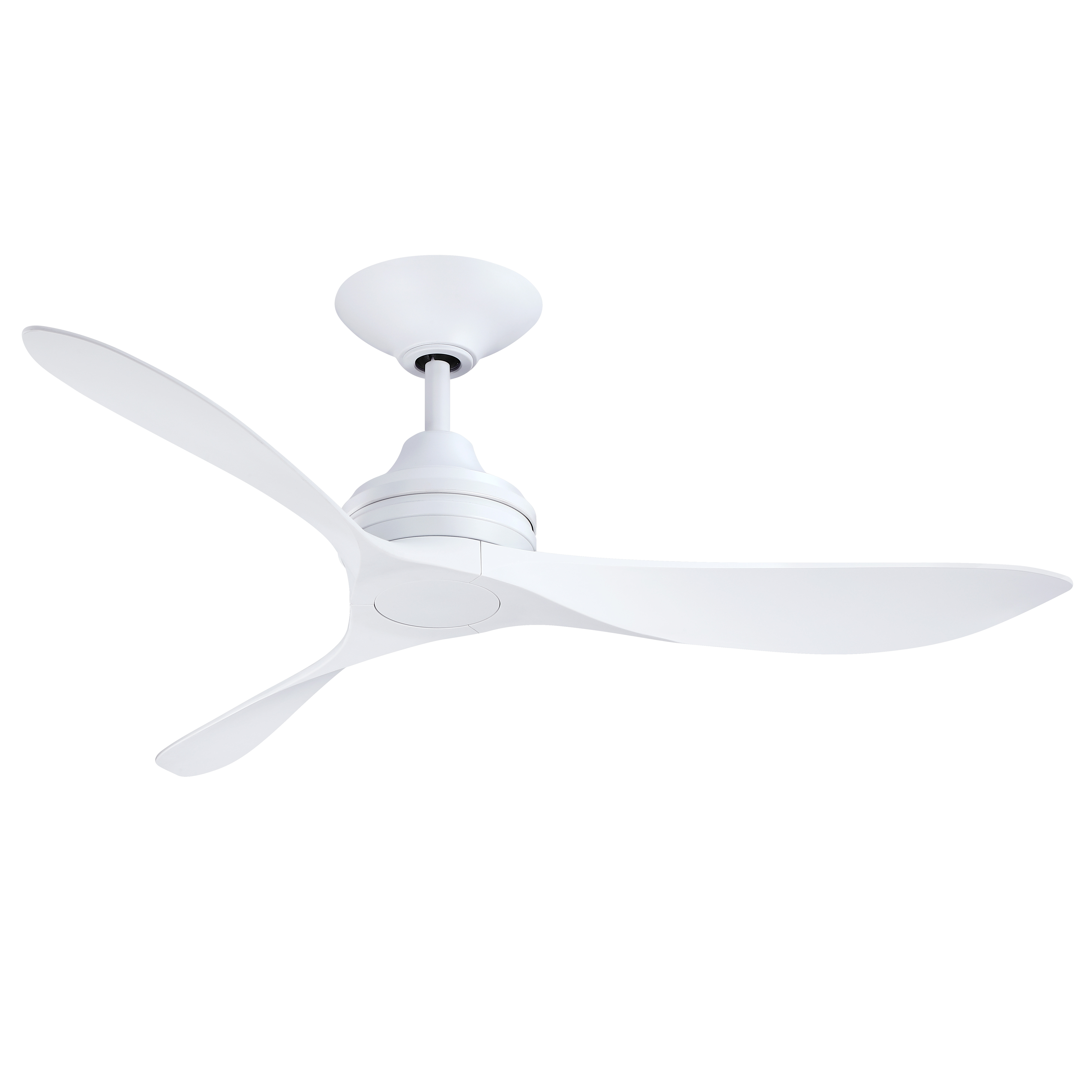 Aviara Coastal Marine Grade 52 inch Indoor/Outdoor Smart Ceiling Fan - Matte White with Matte White Blades