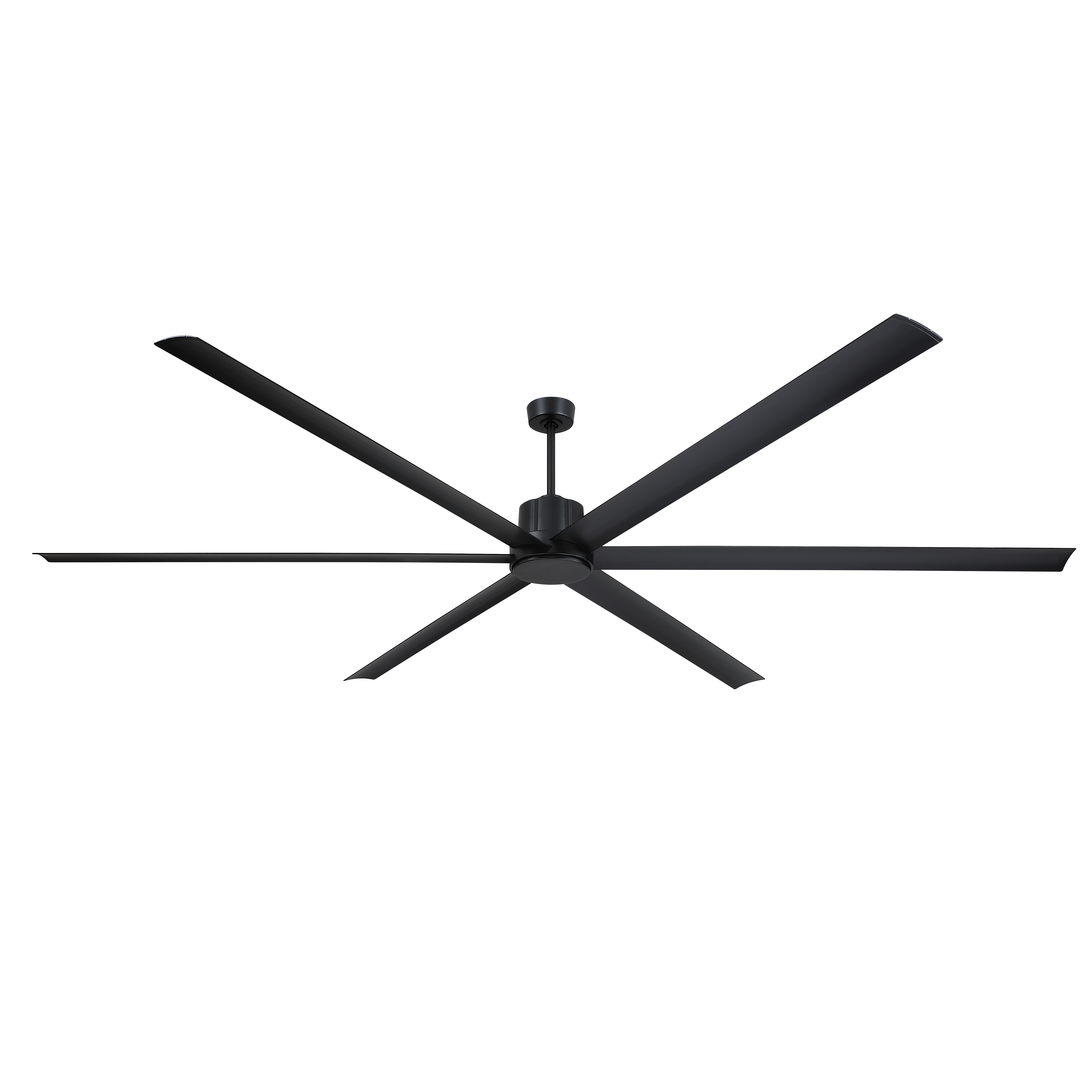 Pendry Max 120 inch Indoor/Outdoor Smart Ceiling Fan - Black with Black Blades