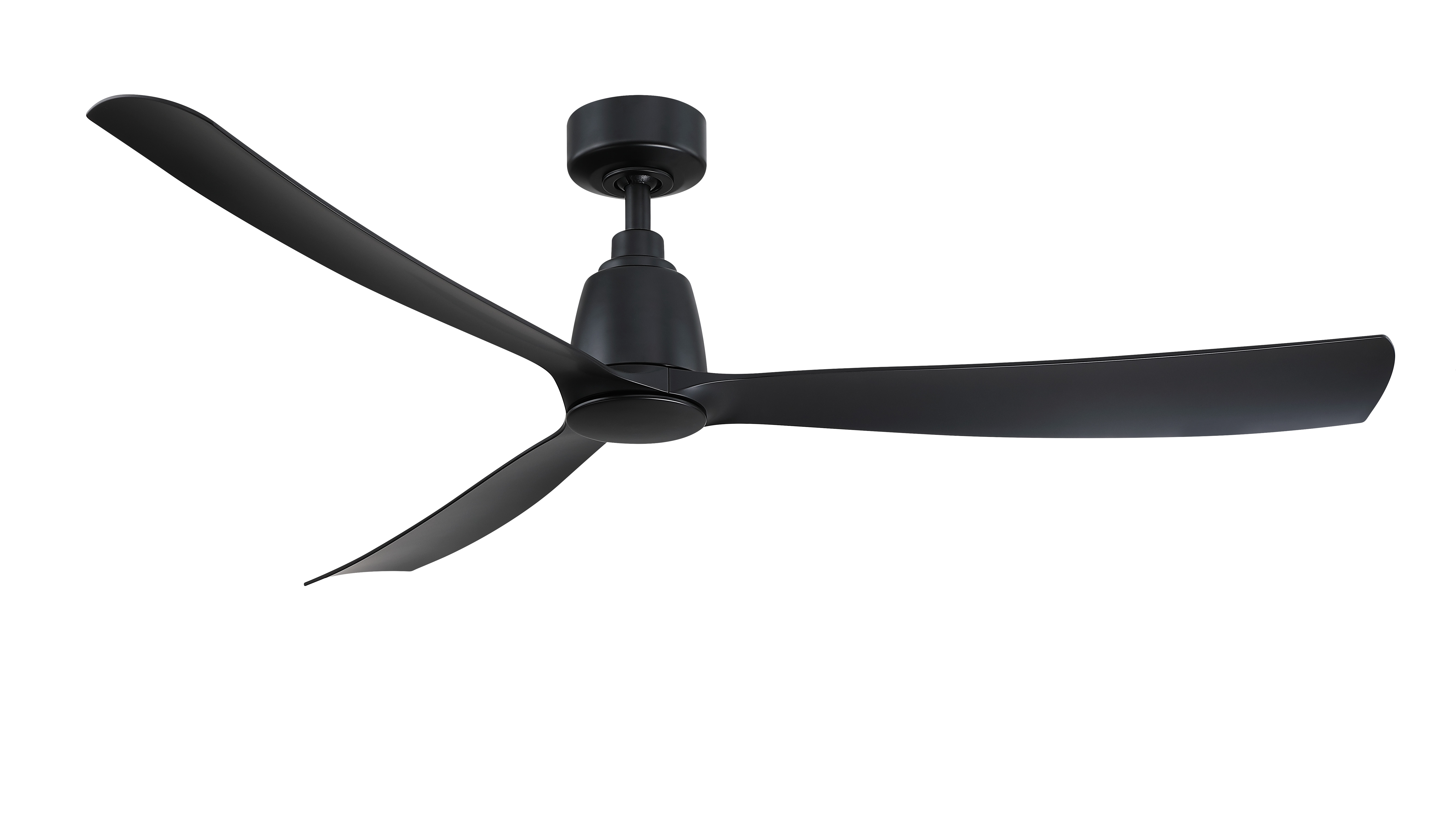 Kute 60 inch Indoor/Outdoor Smart Ceiling Fan - Black with Black blades