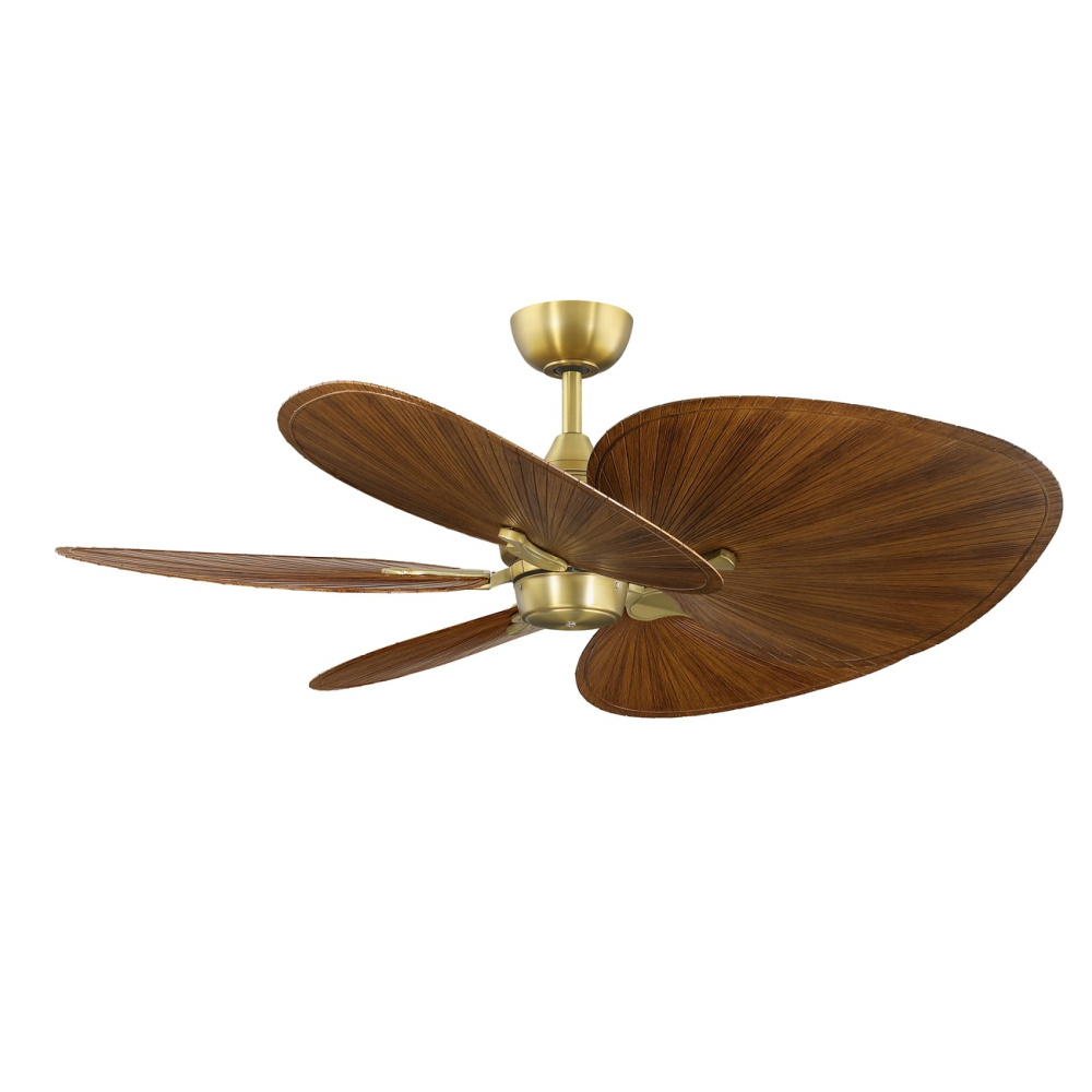 Islander Indoor/Outdoor Smart Ceiling Fan DC Motor - Brushed Satin Brass