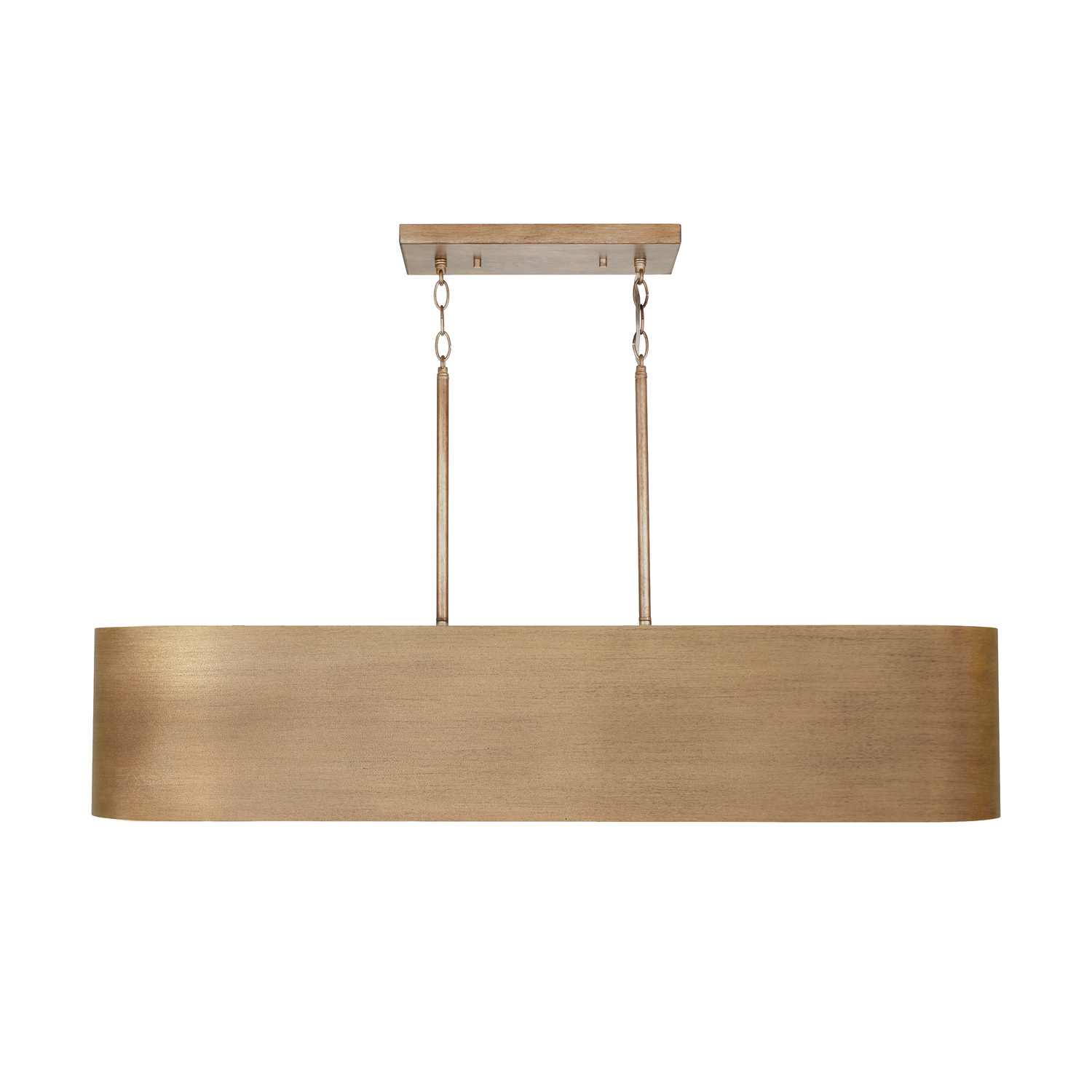 44" W x 9" H x 11" E 5-Light Linear Fixture in Mystic Luster