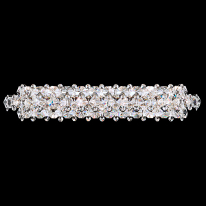 Baronet 7 Light 120V Bath Vanity & Wall Light in Polished Stainless Steel with Clear Radiance Crystal
