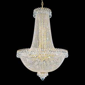Camelot 31 Light 120V Chandelier in Aurelia with Clear Optic Crystal
