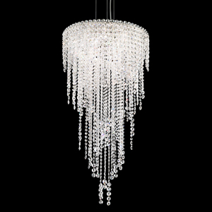 Chantant 5 Light 120V Pendant in Polished Stainless Steel with Clear Radiance Crystal