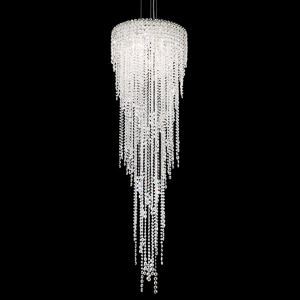 Chantant 5 Light 120V Pendant in Polished Stainless Steel with Clear Radiance Crystal