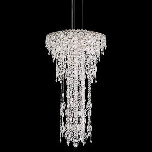 Circulus 6 Light 120V Pendant in Heirloom Gold with Clear Optic Crystal