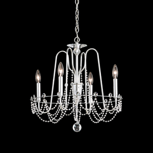 Esmery 4 Light 120V Chandelier in Aurelia with Clear Optic Crystal