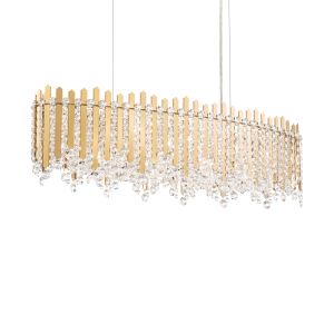 Chatter 12 Light 120V Pendant in Polished Stainless Steel with Clear Radiance Crystal