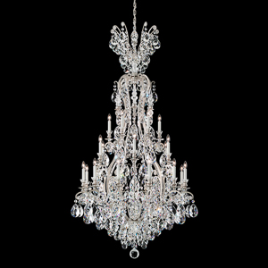Renaissance 25 Light 120V Chandelier in Heirloom Gold with Clear Radiance Crystal