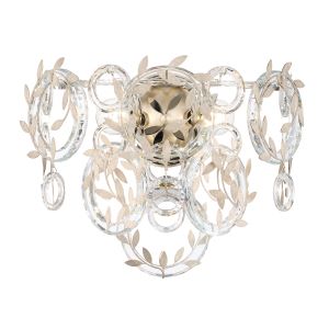 Concetta 2 Light 120V Wall Sconce in French Gold and Clear Radiance Crystal
