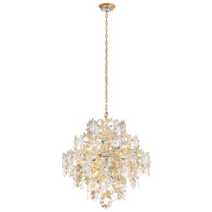Concetta 8 Light 120V Pendant in Black with Clear Radiance Crystal