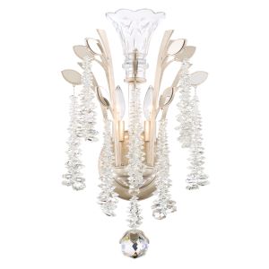 MacLyn 3 Light 120V Wall Sconce in Heirloom Gold and Clear Radiance Crystal