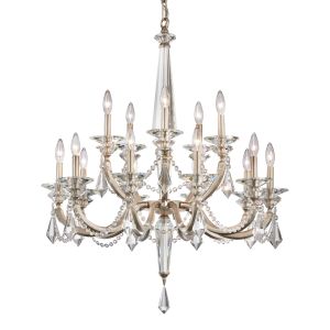 Verona 15 Light 120V Chandelier in Heirloom Bronze with Clear Radiance Crystal