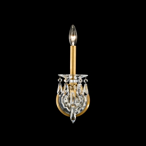 Napoli 1 Light 120V Wall Sconce in Heirloom Bronze with Clear Radiance Crystal