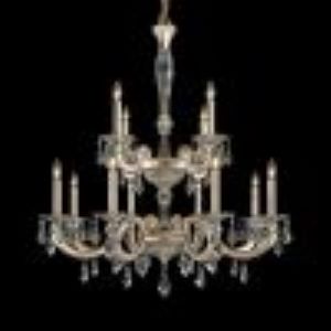 Napoli 12 Light 120V Chandelier in Heirloom Gold with Clear Radiance Crystal