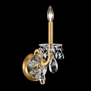 San Marco 1 Light 120V Chandelier in Heirloom Bronze with Clear Radiance Crystal