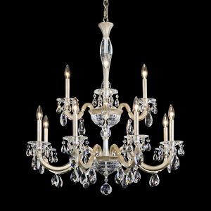 San Marco 12 Light 120V Chandelier in Heirloom Bronze with Clear Radiance Crystal
