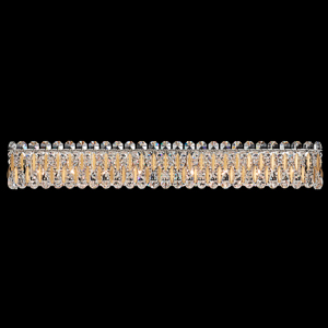 Sarella 8 Light 120V Bath Vanity & Wall Light in Heirloom Gold with Clear Radiance Crystal