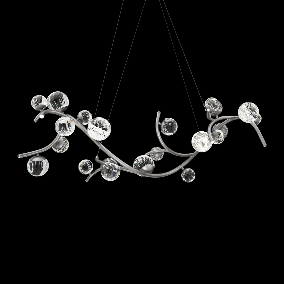 Audacity LED 3000K/3500K/4000K/5000K Indoor Wall Lighting in Antique Pewter with Radiance Crystal Dust