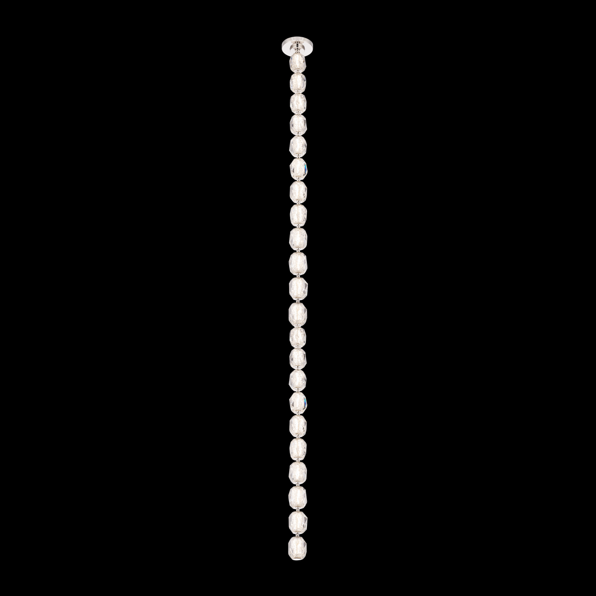 Seduction 22 Light LED 3000K/3500K/4000K 120V-277V Pendant in Aged Brass with Clear Radiance Crystal
