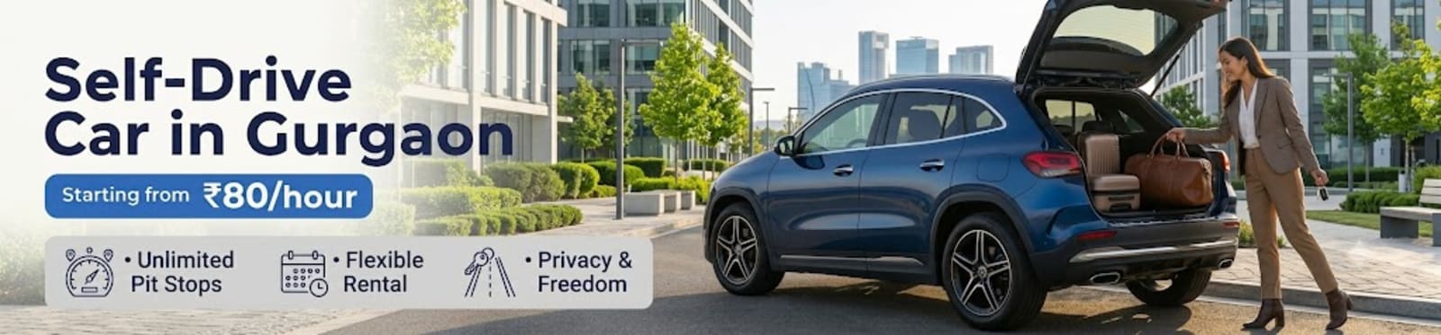 self-drive car on rentals in gurgaon
