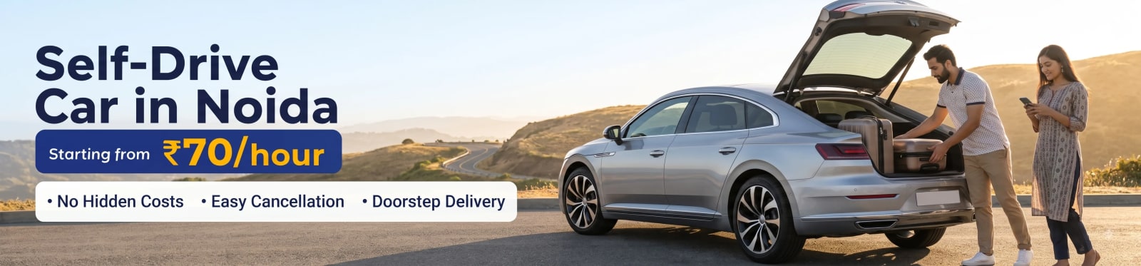 Self drive car on rent in Noida