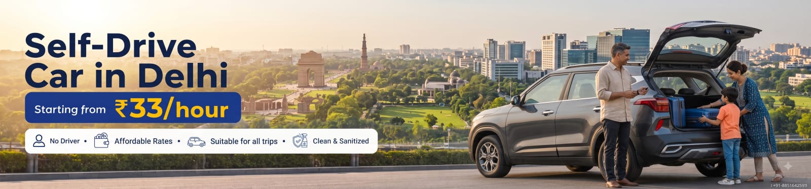 self-drive car on rentals in delhi