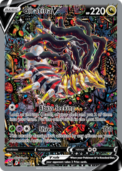 Giratina V, Lost Origin, PSA 9