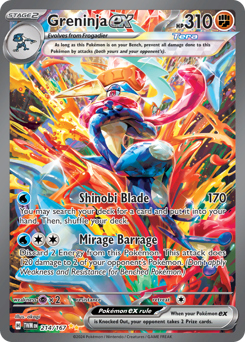 Greninja ex, Twilight Masquerade, NM