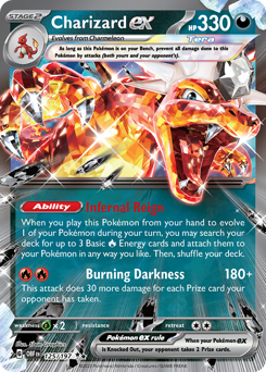 Charizard ex, Obsidian Flames, NM
