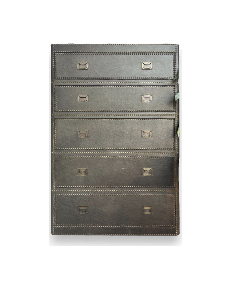 Parchment chest 5 drawers