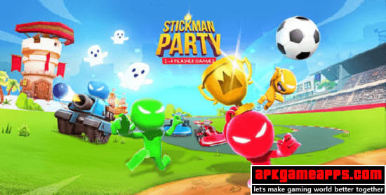 stickman party mod apk