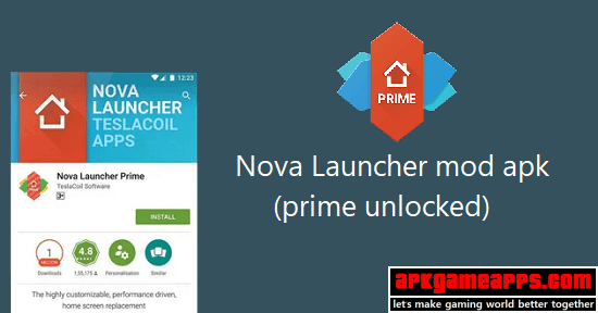 download nova launcher mod apk prime unlocked latest