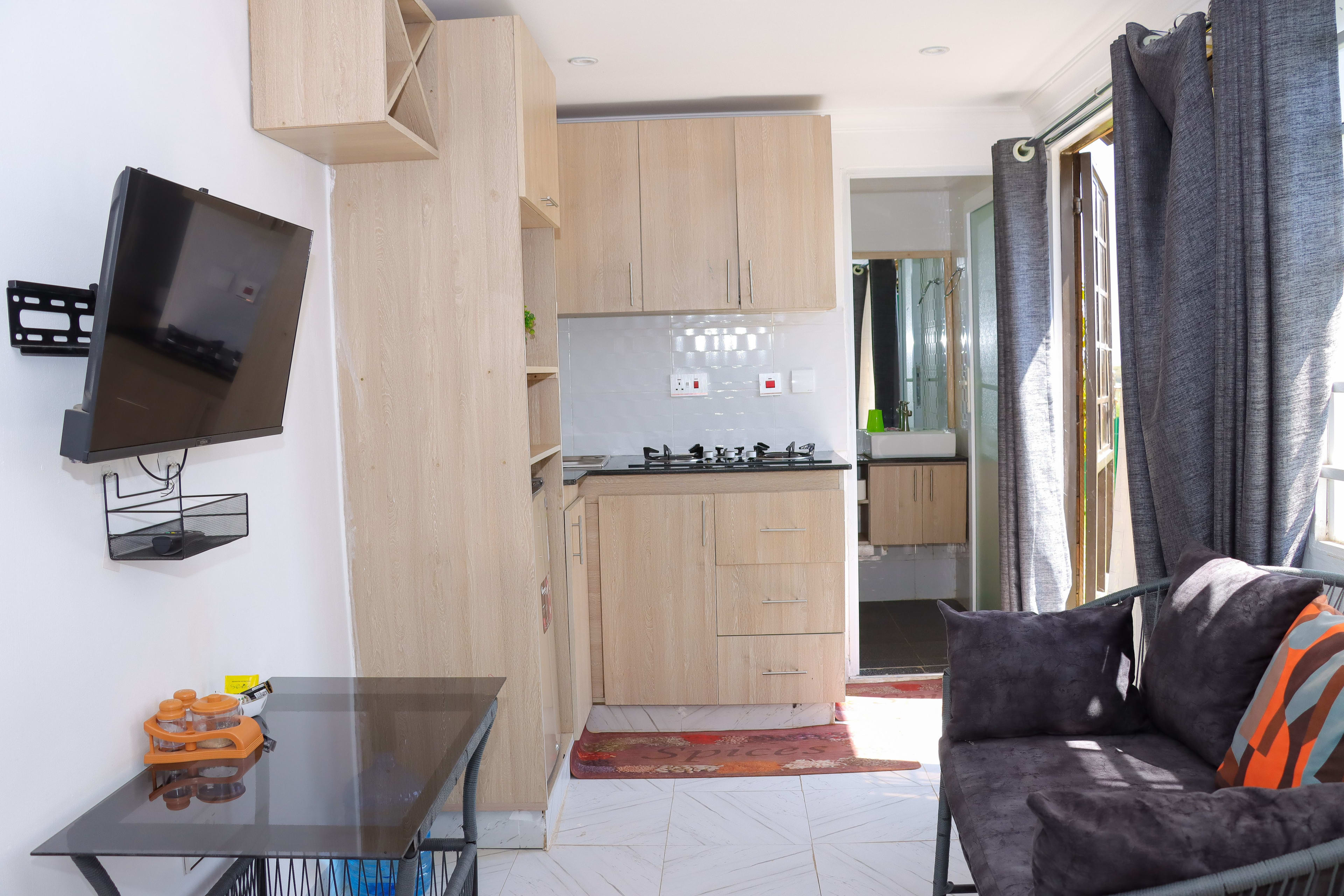 Fully Equipped Self-Catering Kitchen at Wild Wood Cottages in Naivasha - Image 3