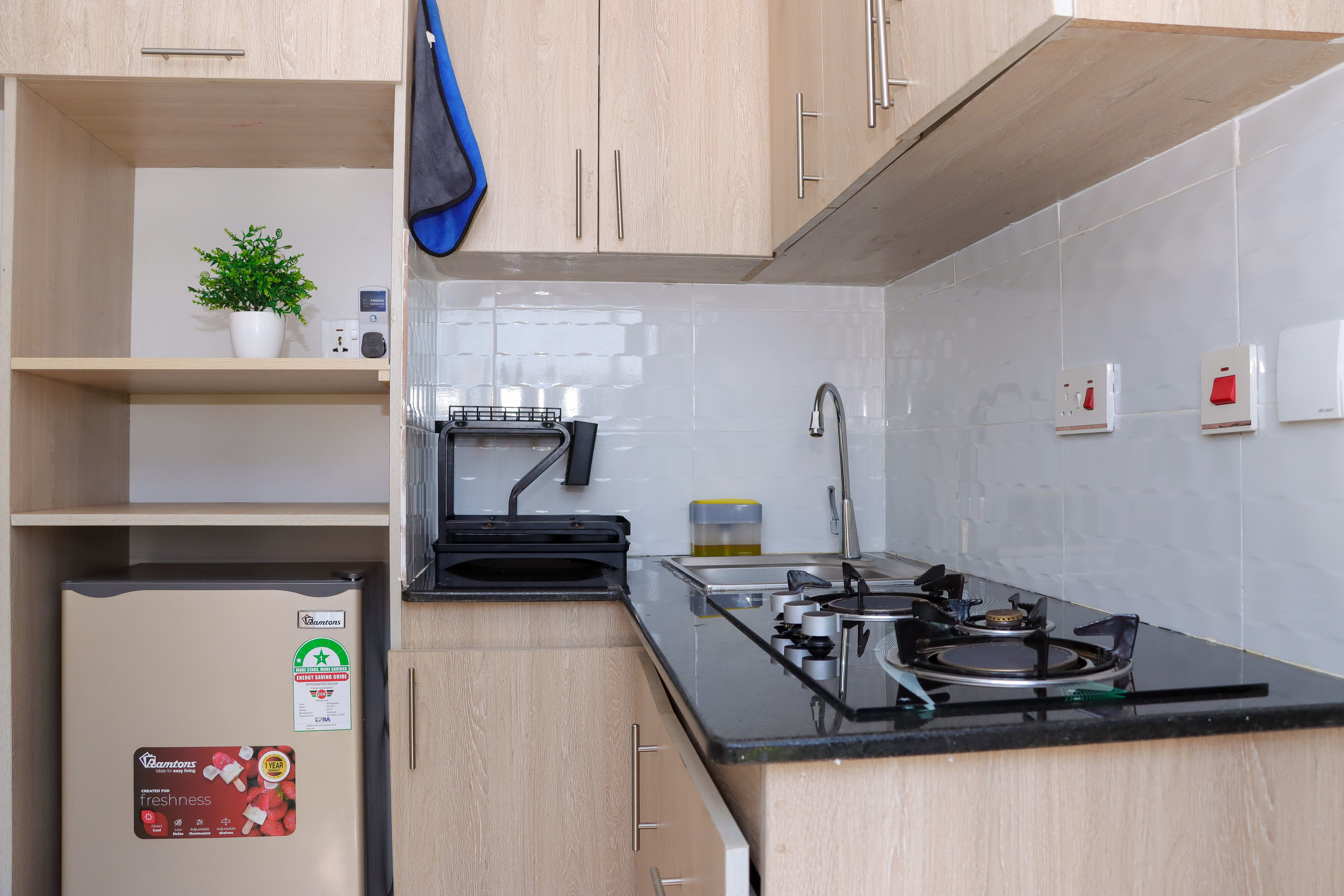 Fully Equipped Self-Catering Kitchen at Wild Wood Cottages in Naivasha - Image 4